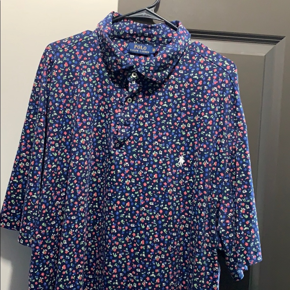 Ralph Lauren floral print polo